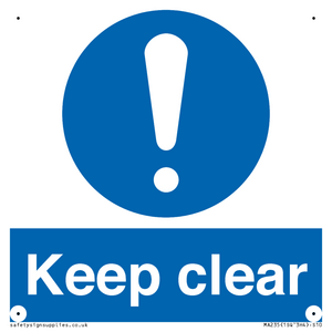 keep clear